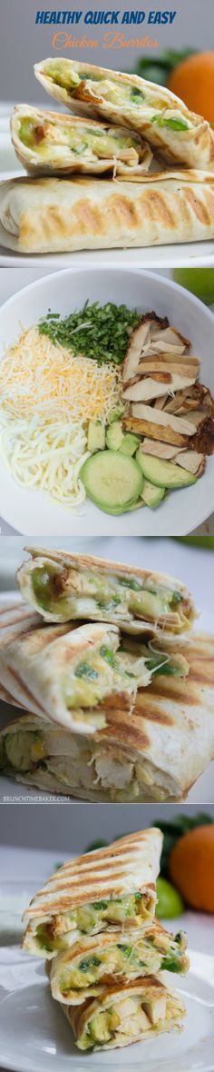 Super quick and easy chicken avacado wraps!! The best dinner ever! Ready in less than 10 minutes. 