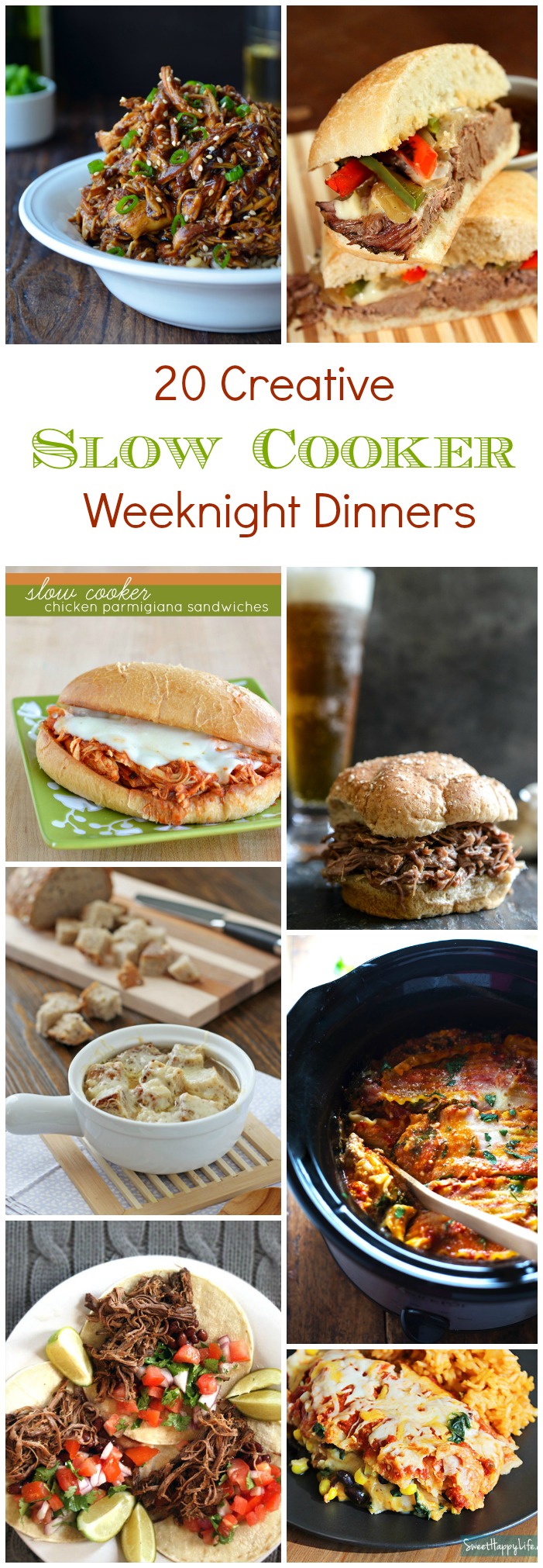 20 Creative Slow Cooker Weeknight Dinner Recipes