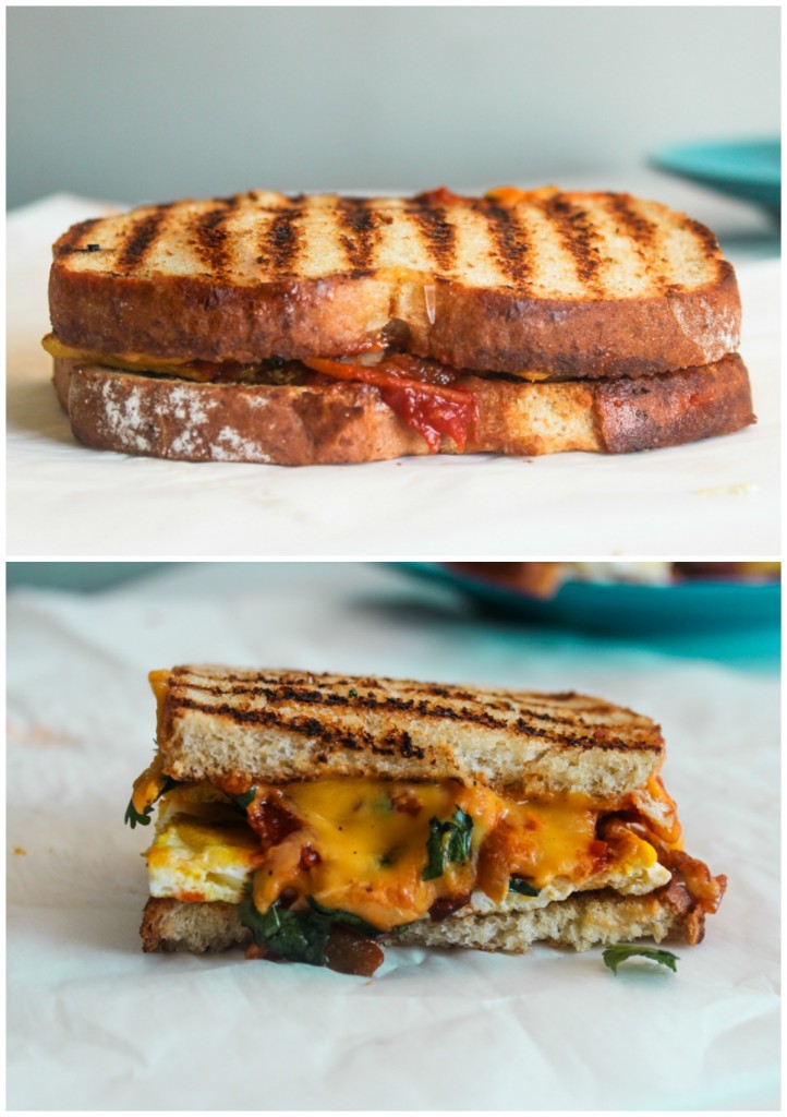 Loaded Mexican Egg and Cheese Melt 