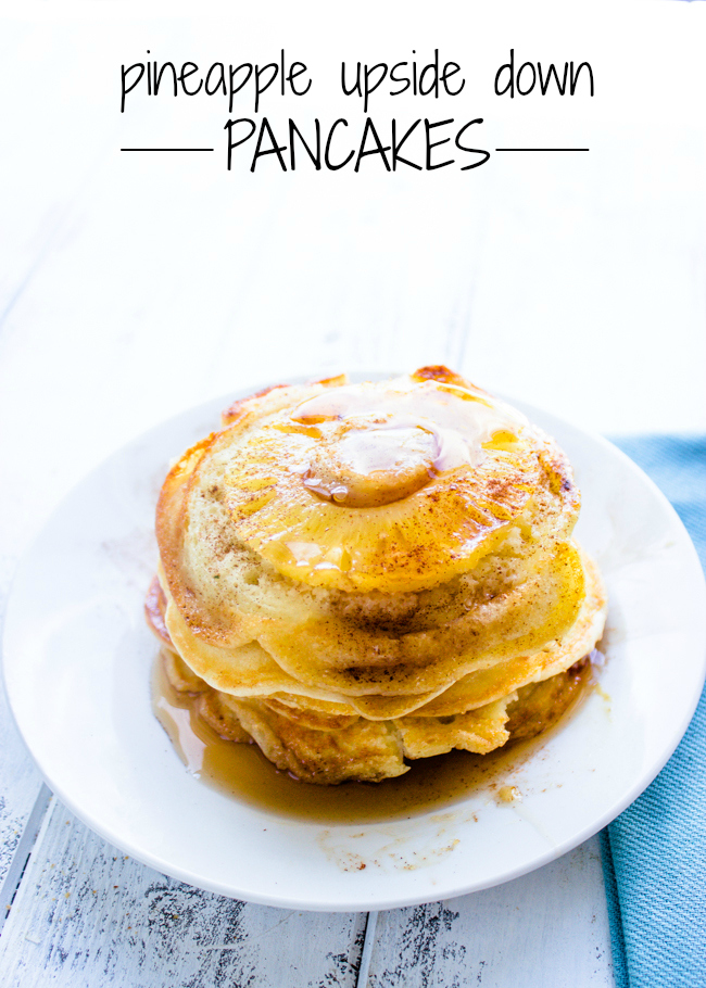 Sunday Morning Pineapple Upside Down Pancakes 