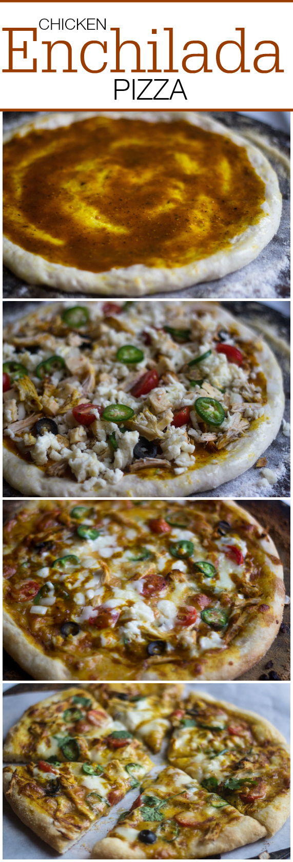 Must Try Chicken Enchilada Pizza #mexicanrecipes #spicy #dinner