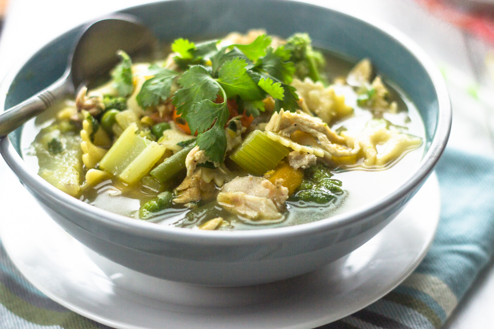 The Best Ever Vegetable Lover's Chicken Soup #healthy