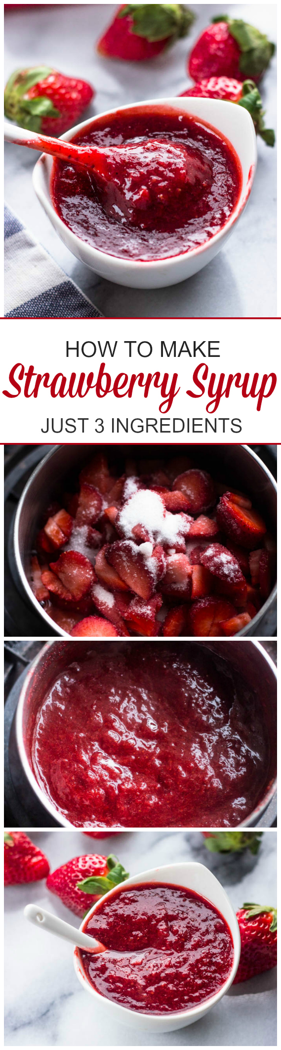 Homemade Strawberry Syrup (Sauce)