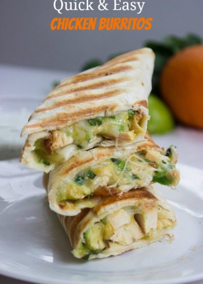 Chicken Avocado Burrito Gimme Delicious