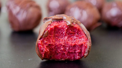 Red Velvet Cake Balls Gimme Delicious