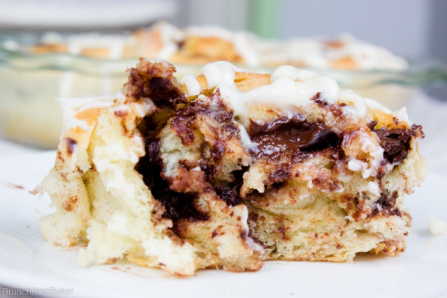 Gooey Chocolate Cinnamon Rolls | Gimme Delicious