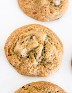 Moist and Gooey Cappuccino chocolate Chip Cookies | Gimme Delicious