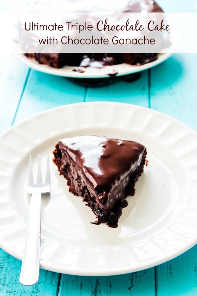 Ultimate Triple Chocolate Cake with Chocolate Ganache Gimme Delicious