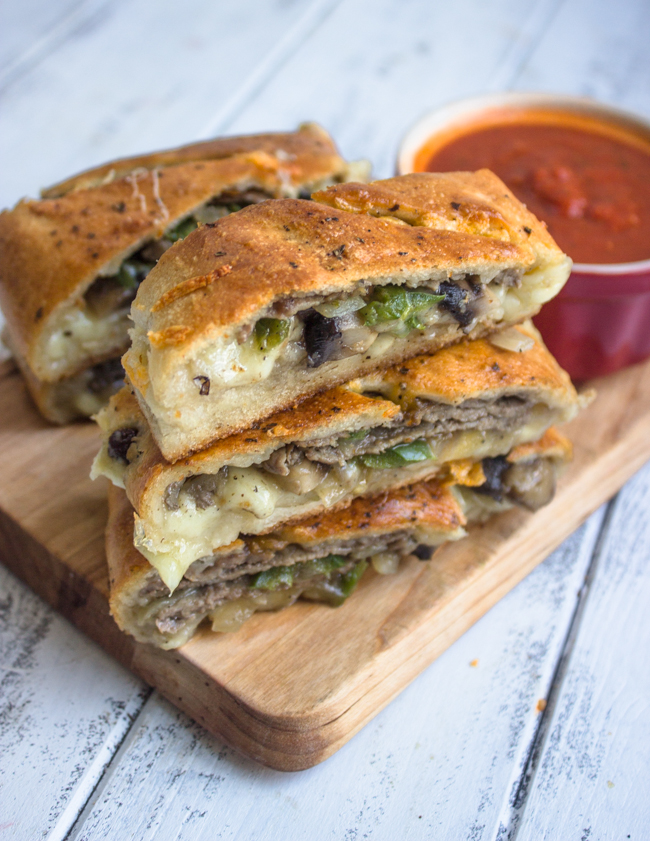 Philly Cheese Steak Stromboli-image