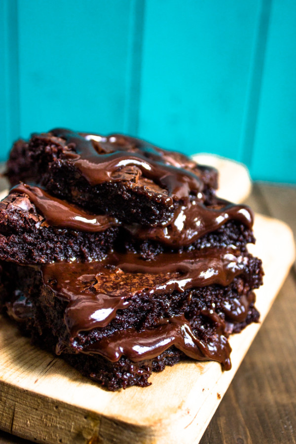 Super Moist & Fudgy Brownies with Chocolate Ganache Gimme Delicious