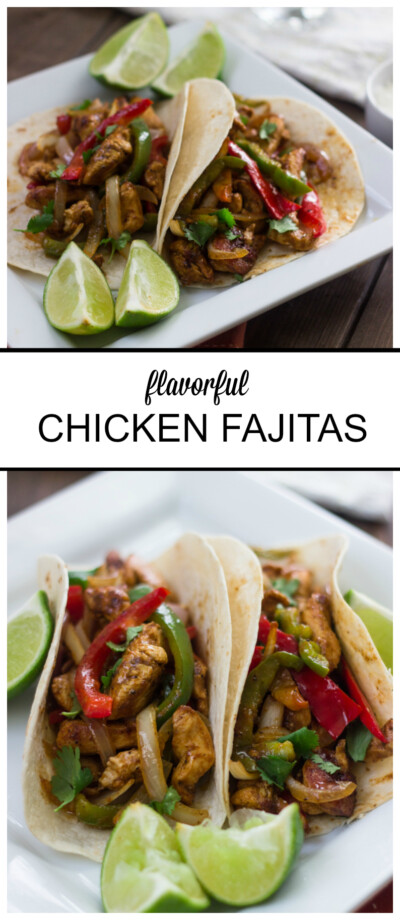 20 Minute Flavorful Chicken Fajitas | Gimme Delicious