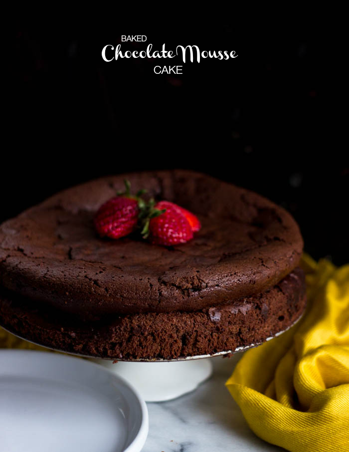 Baked Chocolate Mousse Cake Gimme Delicious