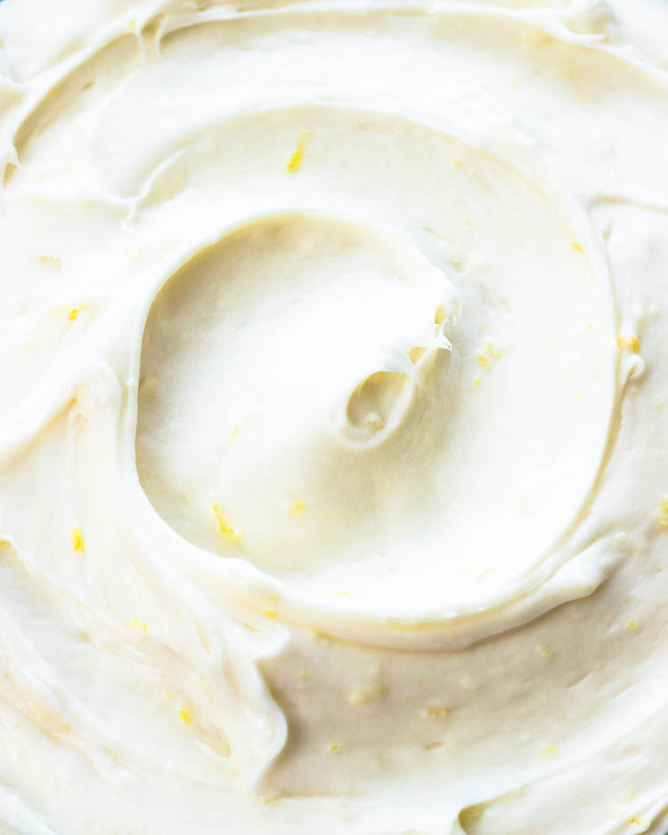 Lemon Zested Cream Cheese Frosting
