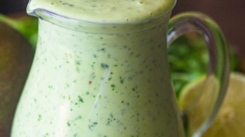 Healthy Creamy Avocado Cilantro Lime Dressing Healthy Creamy Avocado Cilantro Lime Dressing
