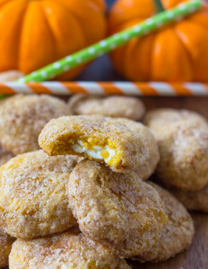 Pumpkin Cheesecake Cookies | Gimme Delicious