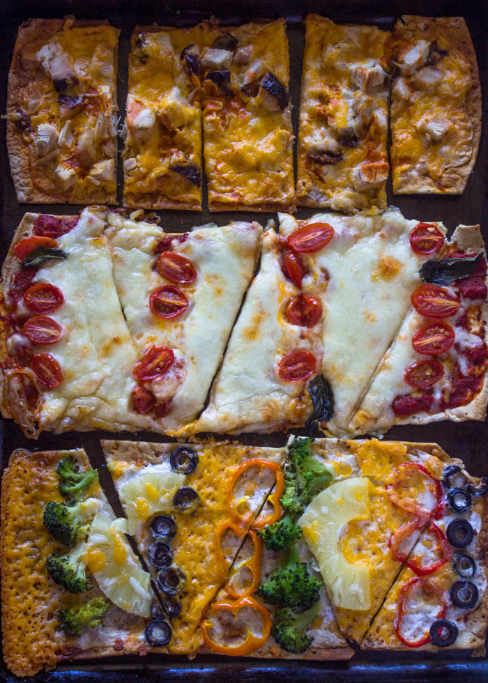 Healthy Pizza in 20 Minutes or Less + Flatout Flatbread Giveaway!