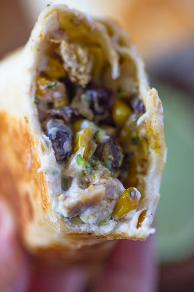 Crispy Fiesta Chicken Burrito Wraps