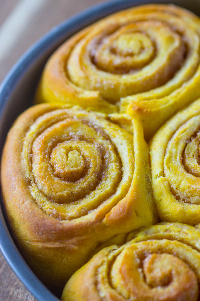 Soft And Fluffy Pumpkin Cinnamon Rolls Gimme Delicious 5518