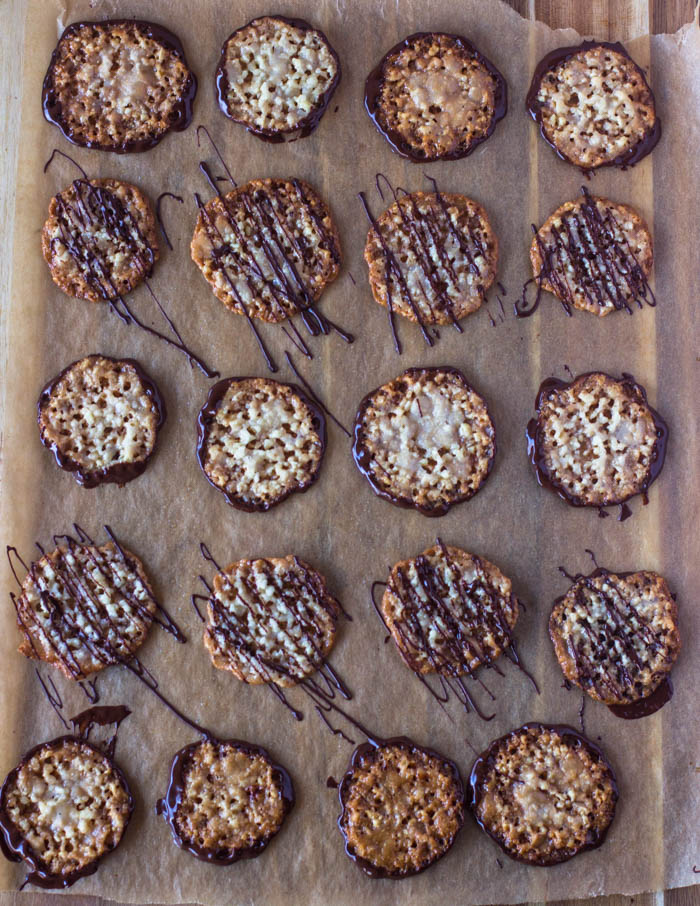 Almond Lace Cookies
