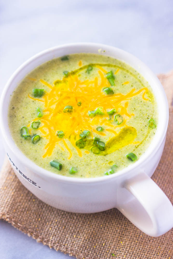 Healthy Creamy Broccoli and Potato Soup