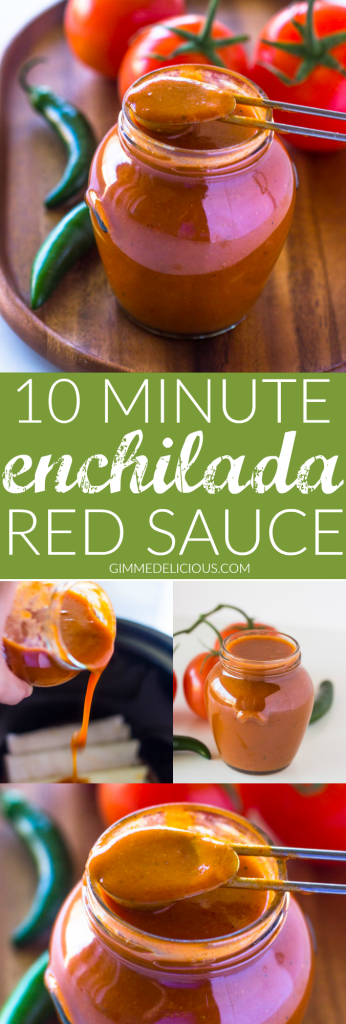 10 Minute Homemade Enchilada Sauce