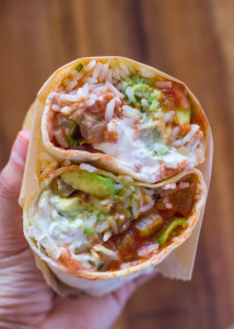 Quick Veggie and Rice Burritos | Gimme Delicious