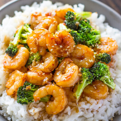 Easy Honey Garlic Shrimp and Broccoli Gimme Delicious