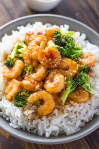 Easy Honey Garlic Shrimp and Broccoli | Gimme Delicious