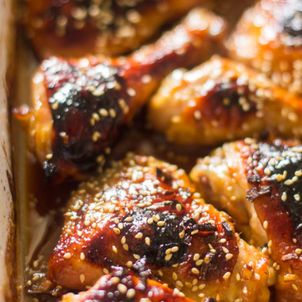 Easy Baked Honey Garlic Chicken | Gimme Delicious