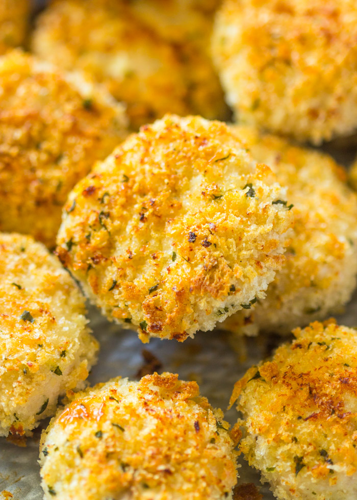 Healthy Baked Parmesan Chicken Nuggets