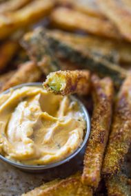 The Best Crispy Baked Zucchini Fries | Gimme Delicious