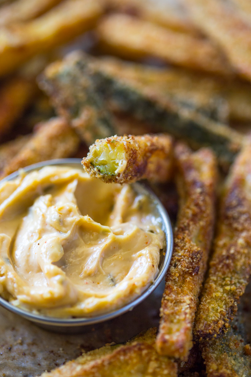 The Best Crispy Baked Zucchini Fries