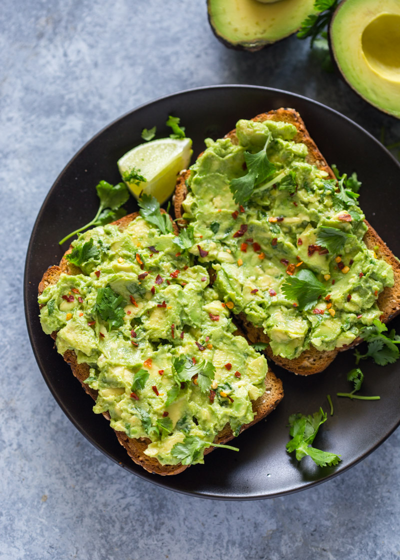 healthy 5 minute avocado toast |