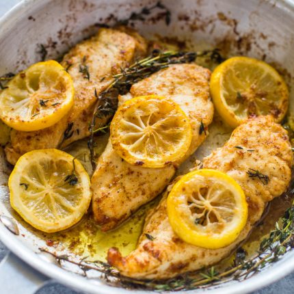 15 Minute Skillet Lemon Butter Chicken Recipe | Gimme Delicious