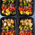 Meal Prep – Healthy Roasted Chicken and Veggies