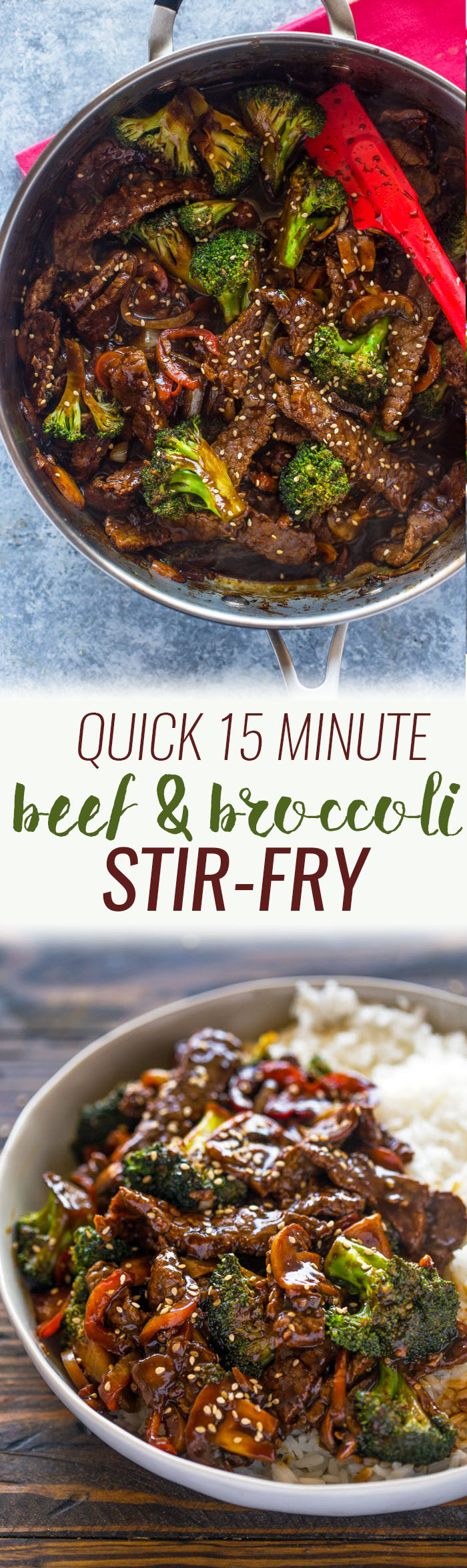 Quick 15 Minute Beef and Broccoli Stir-Fry