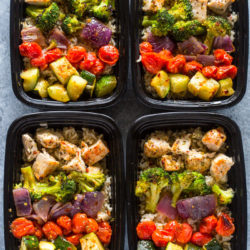 Meal Prep – Healthy Roasted Chicken and Veggies | Gimme Delicious