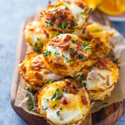 Hash Brown Egg Nests | Gimme Delicious