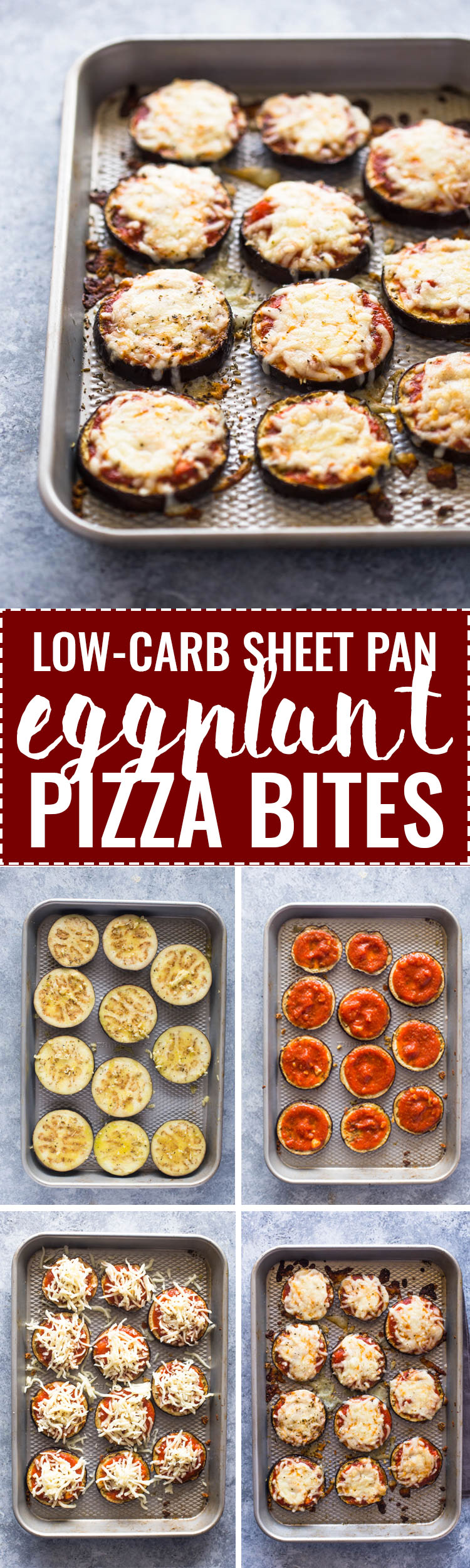 Low-Carb Eggplant Pizza Bites