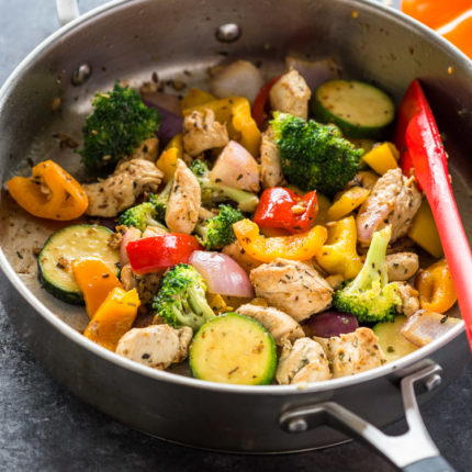 Quick Healthy 15 Minute Stir-Fry Chicken and Veggies | Gimme Delicious