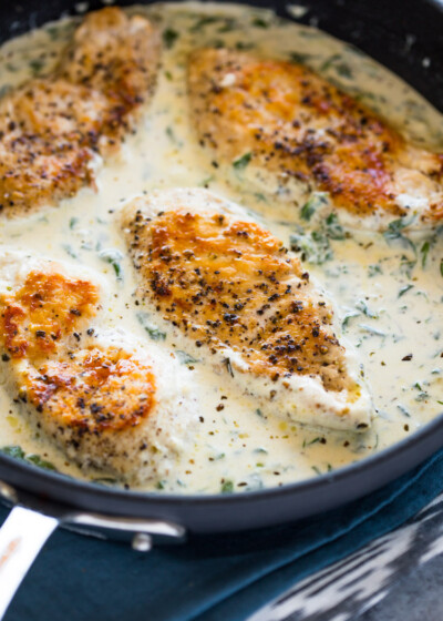 Creamy Garlic Parmesan Chicken | Gimme Delicious