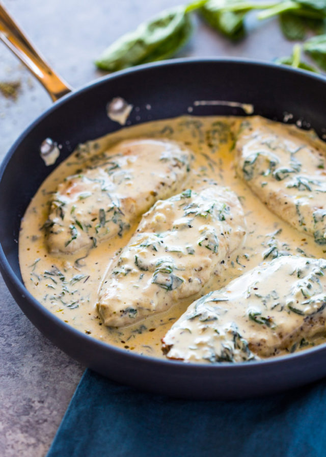 Creamy Garlic Parmesan Chicken Gimme Delicious