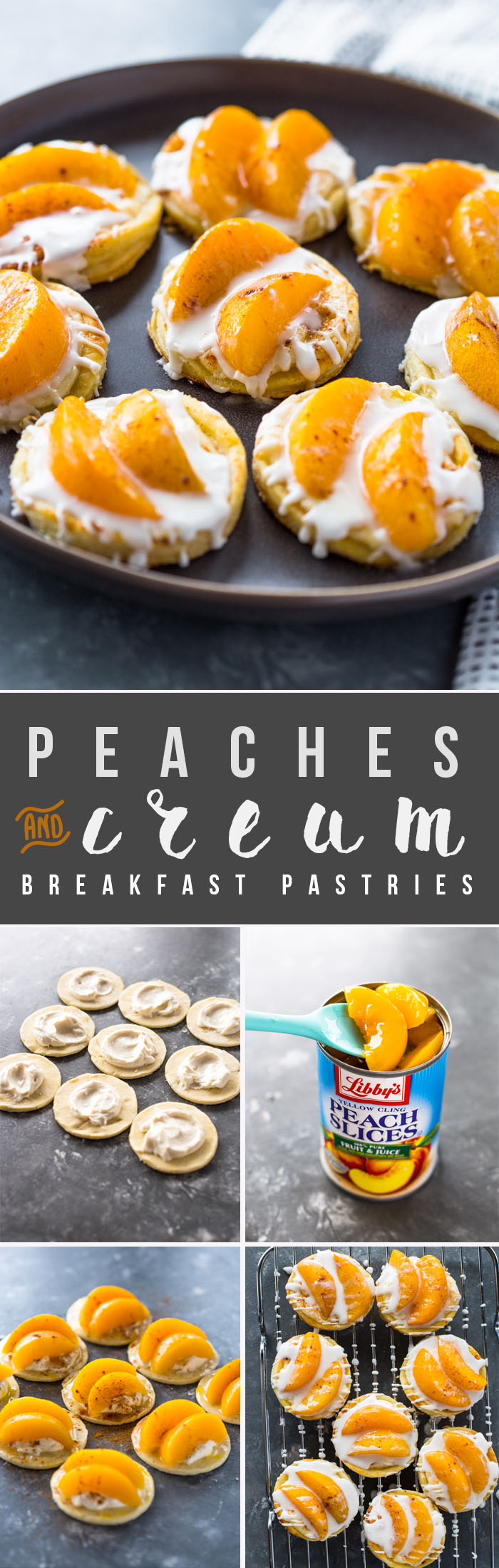 Peaches and Cream Pastries 