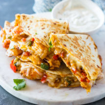 Shrimp Quesadillas 4