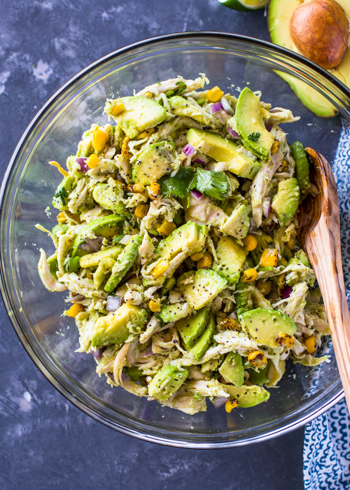Healthy Avocado Chicken Salad | Gimme Delicious