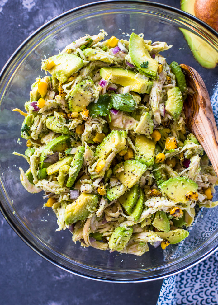 Healthy Avocado Chicken Salad Gimme Delicious