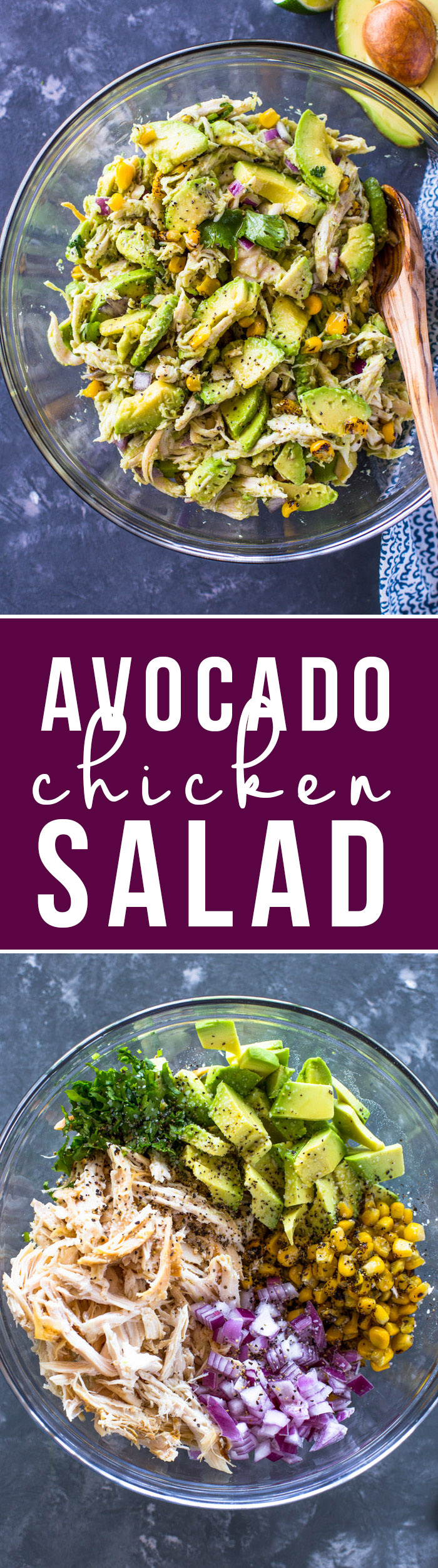 Healthy Avocado Chicken Salad
