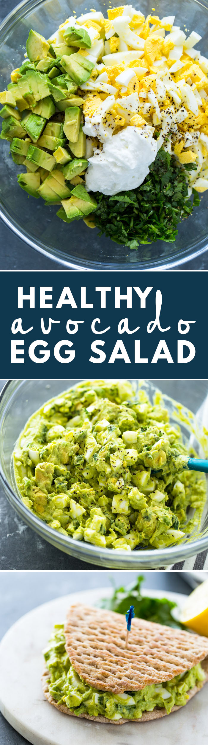 Creamy Avocado Egg Salad (Healthy, Low-carb, Keto)