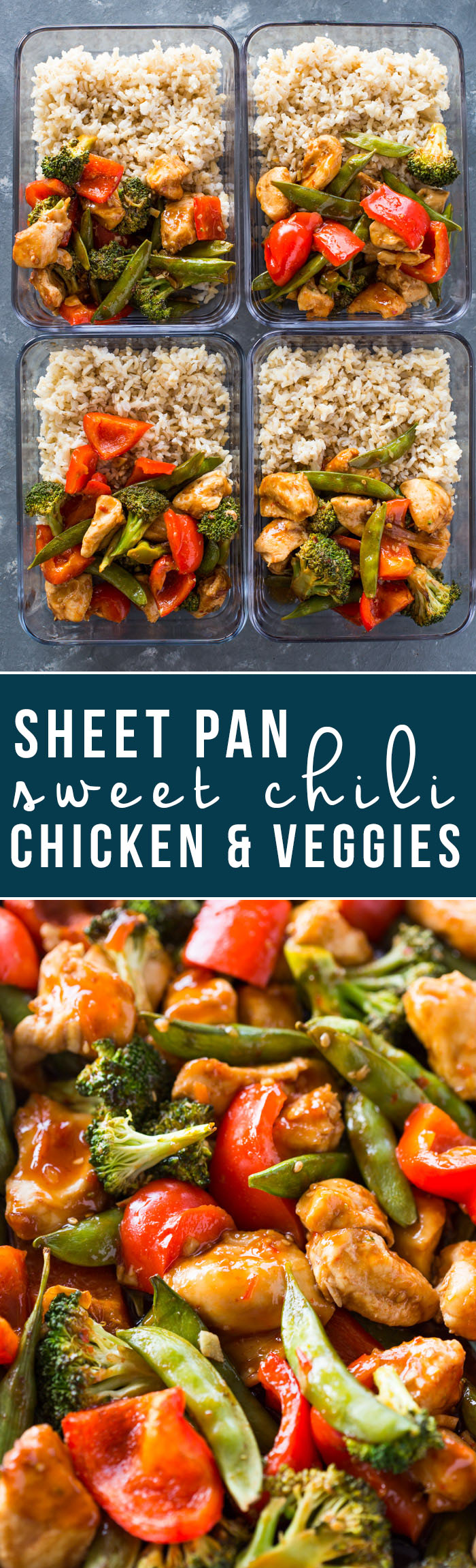 Sheet Pan Sweet Chili Chicken & Veggies
