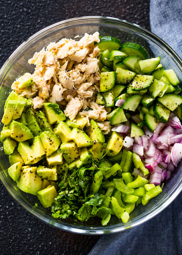 Avocado Tuna Salad Gimme Delicious